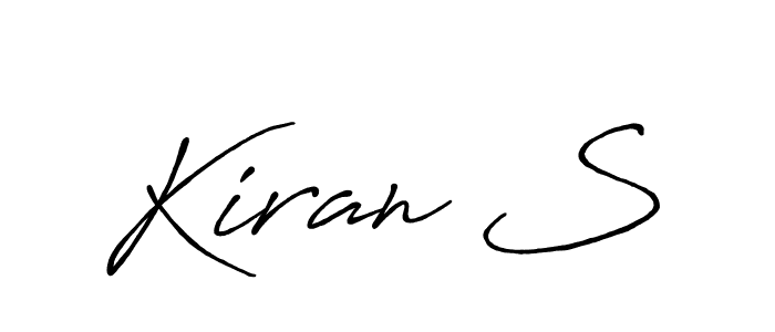 Antro_Vectra_Bolder is a professional signature style that is perfect for those who want to add a touch of class to their signature. It is also a great choice for those who want to make their signature more unique. Get Kiran S name to fancy signature for free. Kiran S signature style 7 images and pictures png