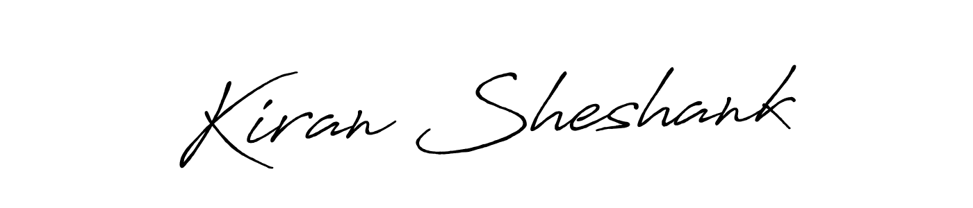 Also You can easily find your signature by using the search form. We will create Kiran Sheshank name handwritten signature images for you free of cost using Antro_Vectra_Bolder sign style. Kiran Sheshank signature style 7 images and pictures png