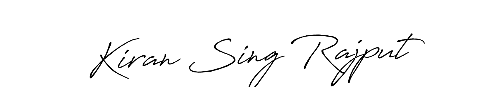 The best way (Antro_Vectra_Bolder) to make a short signature is to pick only two or three words in your name. The name Kiran Sing Rajput include a total of six letters. For converting this name. Kiran Sing Rajput signature style 7 images and pictures png