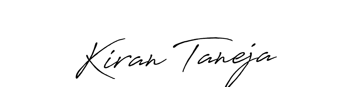 Here are the top 10 professional signature styles for the name Kiran Taneja. These are the best autograph styles you can use for your name. Kiran Taneja signature style 7 images and pictures png