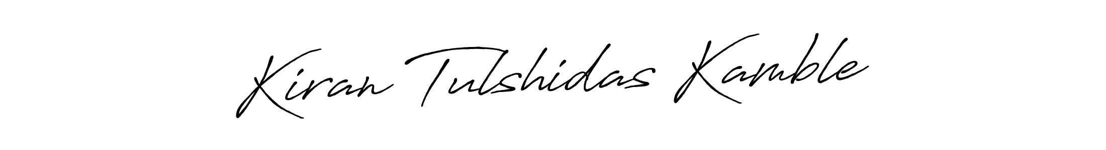 Make a short Kiran Tulshidas Kamble signature style. Manage your documents anywhere anytime using Antro_Vectra_Bolder. Create and add eSignatures, submit forms, share and send files easily. Kiran Tulshidas Kamble signature style 7 images and pictures png