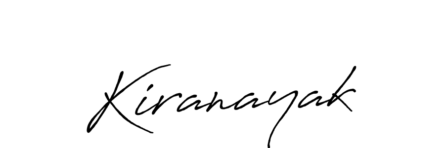 Design your own signature with our free online signature maker. With this signature software, you can create a handwritten (Antro_Vectra_Bolder) signature for name Kiranayak. Kiranayak signature style 7 images and pictures png