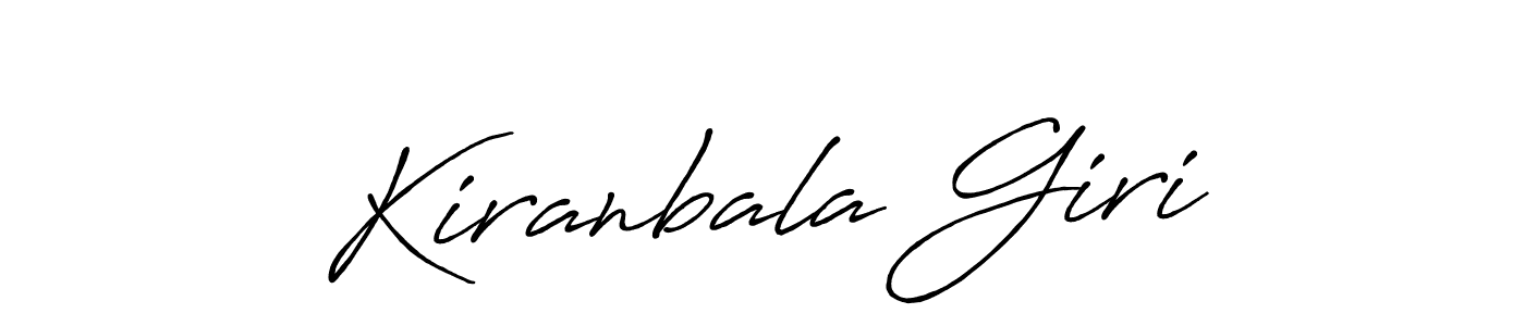 if you are searching for the best signature style for your name Kiranbala Giri. so please give up your signature search. here we have designed multiple signature styles  using Antro_Vectra_Bolder. Kiranbala Giri signature style 7 images and pictures png
