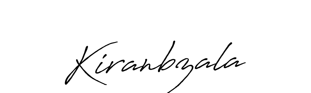 Design your own signature with our free online signature maker. With this signature software, you can create a handwritten (Antro_Vectra_Bolder) signature for name Kiranbzala. Kiranbzala signature style 7 images and pictures png