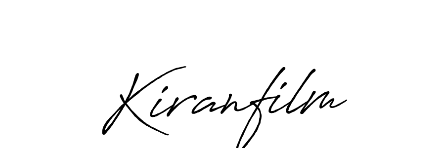 Create a beautiful signature design for name Kiranfilm. With this signature (Antro_Vectra_Bolder) fonts, you can make a handwritten signature for free. Kiranfilm signature style 7 images and pictures png