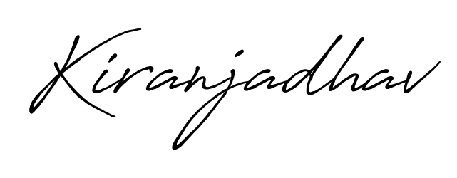 Transform the name Kiranjadhav into a signature masterpiece using Antro_Vectra_Bolder font. Ideal for photographers, artists, and creators looking for watermarks. Kiranjadhav signature style 7 images and pictures png