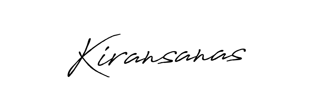 Kiransanas stylish signature style. Best Handwritten Sign (Antro_Vectra_Bolder) for my name. Handwritten Signature Collection Ideas for my name Kiransanas. Kiransanas signature style 7 images and pictures png