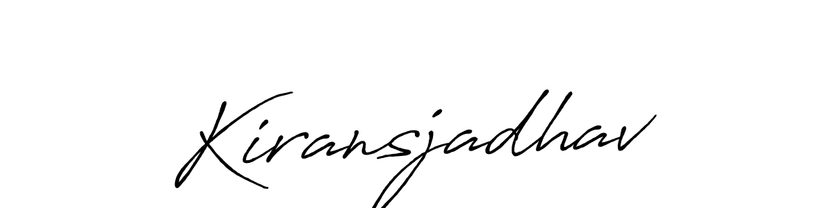Also You can easily find your signature by using the search form. We will create Kiransjadhav name handwritten signature images for you free of cost using Antro_Vectra_Bolder sign style. Kiransjadhav signature style 7 images and pictures png