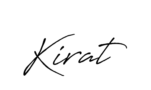 Use a signature maker to create a handwritten signature online. With this signature software, you can design (Antro_Vectra_Bolder) your own signature for name Kirat. Kirat signature style 7 images and pictures png