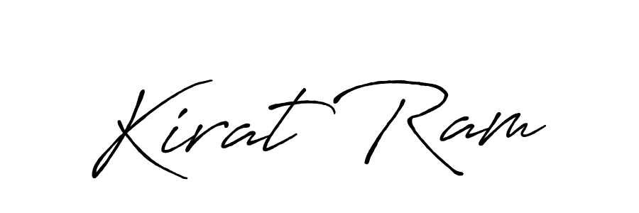 You should practise on your own different ways (Antro_Vectra_Bolder) to write your name (Kirat Ram) in signature. don't let someone else do it for you. Kirat Ram signature style 7 images and pictures png