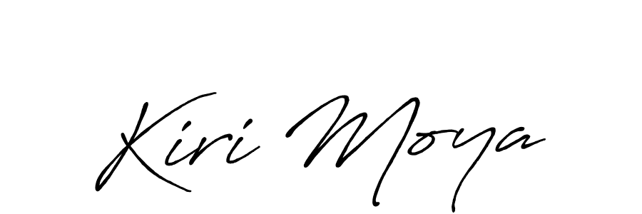 Design your own signature with our free online signature maker. With this signature software, you can create a handwritten (Antro_Vectra_Bolder) signature for name Kiri Moya. Kiri Moya signature style 7 images and pictures png