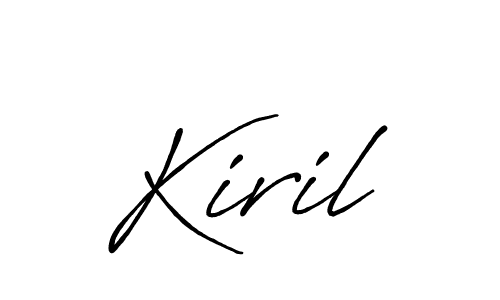 How to make Kiril signature? Antro_Vectra_Bolder is a professional autograph style. Create handwritten signature for Kiril name. Kiril signature style 7 images and pictures png