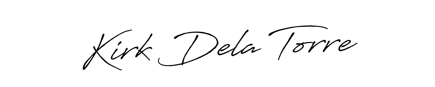 Use a signature maker to create a handwritten signature online. With this signature software, you can design (Antro_Vectra_Bolder) your own signature for name Kirk Dela Torre. Kirk Dela Torre signature style 7 images and pictures png