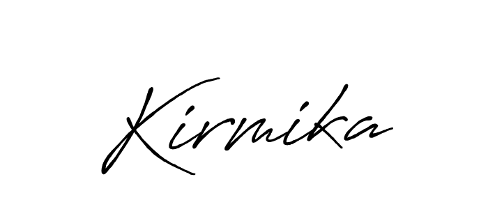 You should practise on your own different ways (Antro_Vectra_Bolder) to write your name (Kirmika) in signature. don't let someone else do it for you. Kirmika signature style 7 images and pictures png