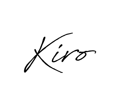 How to make Kiro signature? Antro_Vectra_Bolder is a professional autograph style. Create handwritten signature for Kiro name. Kiro signature style 7 images and pictures png