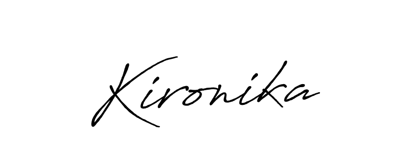 The best way (Antro_Vectra_Bolder) to make a short signature is to pick only two or three words in your name. The name Kironika include a total of six letters. For converting this name. Kironika signature style 7 images and pictures png