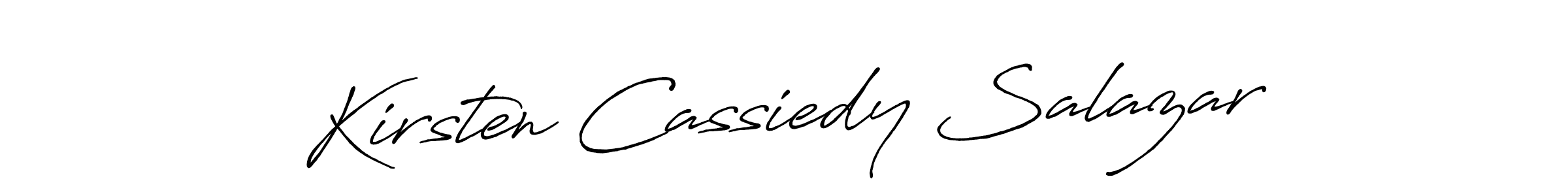 Once you've used our free online signature maker to create your best signature Antro_Vectra_Bolder style, it's time to enjoy all of the benefits that Kirsten Cassiedy Salazar name signing documents. Kirsten Cassiedy Salazar signature style 7 images and pictures png