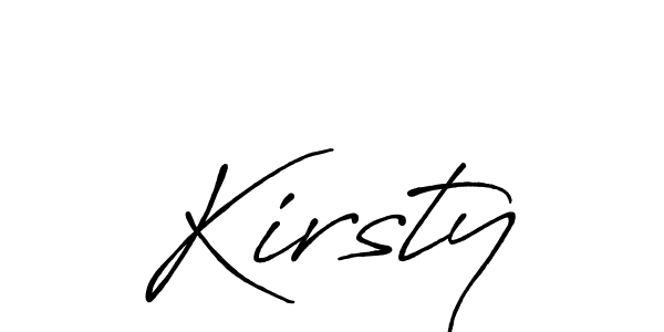 Once you've used our free online signature maker to create your best signature Antro_Vectra_Bolder style, it's time to enjoy all of the benefits that Kirsty name signing documents. Kirsty signature style 7 images and pictures png