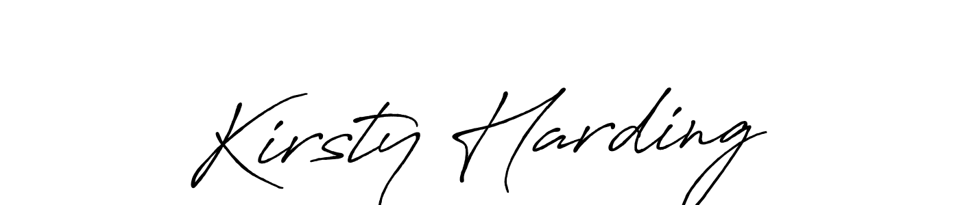 The best way (Antro_Vectra_Bolder) to make a short signature is to pick only two or three words in your name. The name Kirsty Harding include a total of six letters. For converting this name. Kirsty Harding signature style 7 images and pictures png