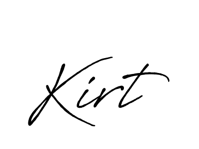 if you are searching for the best signature style for your name Kirt. so please give up your signature search. here we have designed multiple signature styles  using Antro_Vectra_Bolder. Kirt signature style 7 images and pictures png