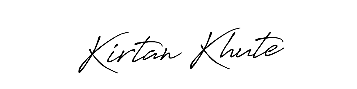 Check out images of Autograph of Kirtan Khute name. Actor Kirtan Khute Signature Style. Antro_Vectra_Bolder is a professional sign style online. Kirtan Khute signature style 7 images and pictures png