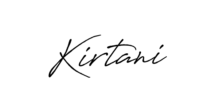 Similarly Antro_Vectra_Bolder is the best handwritten signature design. Signature creator online .You can use it as an online autograph creator for name Kirtani. Kirtani signature style 7 images and pictures png