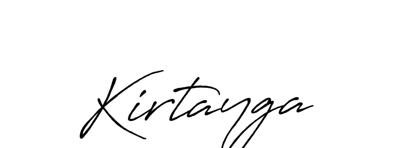 Create a beautiful signature design for name Kirtayga. With this signature (Antro_Vectra_Bolder) fonts, you can make a handwritten signature for free. Kirtayga signature style 7 images and pictures png