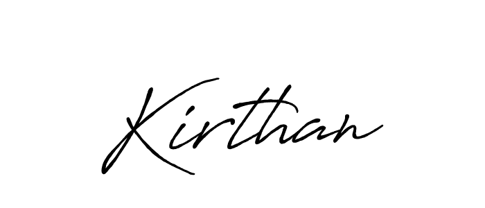 It looks lik you need a new signature style for name Kirthan. Design unique handwritten (Antro_Vectra_Bolder) signature with our free signature maker in just a few clicks. Kirthan signature style 7 images and pictures png