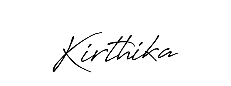 How to make Kirthika name signature. Use Antro_Vectra_Bolder style for creating short signs online. This is the latest handwritten sign. Kirthika signature style 7 images and pictures png