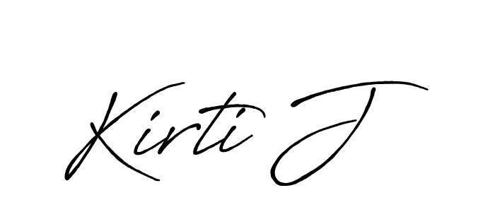 You can use this online signature creator to create a handwritten signature for the name Kirti J. This is the best online autograph maker. Kirti J signature style 7 images and pictures png