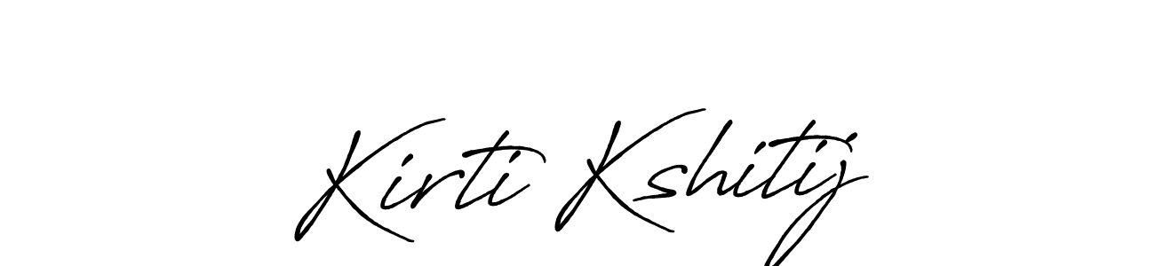 Also You can easily find your signature by using the search form. We will create Kirti Kshitij name handwritten signature images for you free of cost using Antro_Vectra_Bolder sign style. Kirti Kshitij signature style 7 images and pictures png