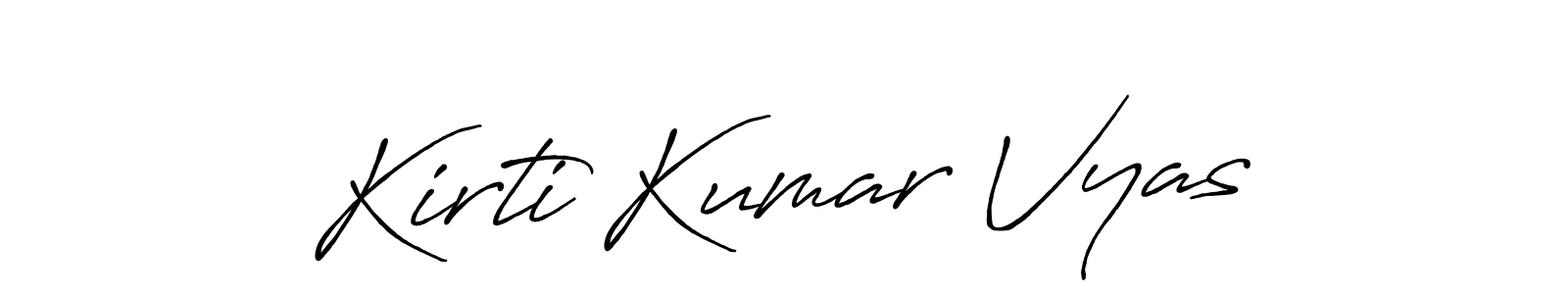 Similarly Antro_Vectra_Bolder is the best handwritten signature design. Signature creator online .You can use it as an online autograph creator for name Kirti Kumar Vyas. Kirti Kumar Vyas signature style 7 images and pictures png