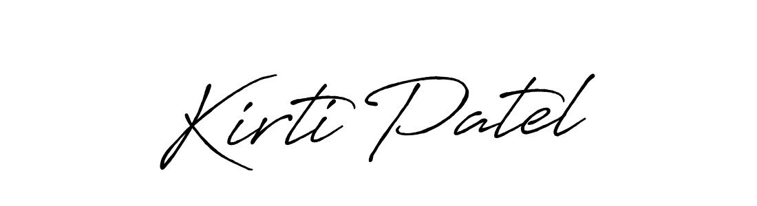 Similarly Antro_Vectra_Bolder is the best handwritten signature design. Signature creator online .You can use it as an online autograph creator for name Kirti Patel. Kirti Patel signature style 7 images and pictures png