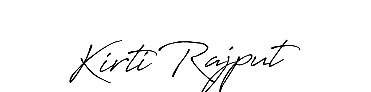 Make a beautiful signature design for name Kirti Rajput. Use this online signature maker to create a handwritten signature for free. Kirti Rajput signature style 7 images and pictures png