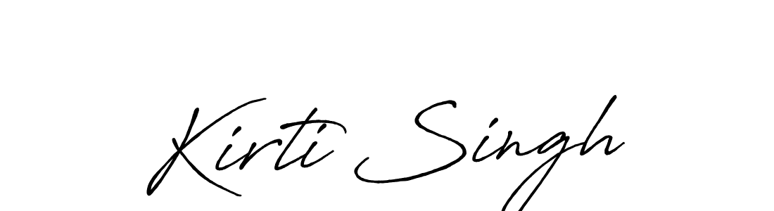 Also You can easily find your signature by using the search form. We will create Kirti Singh name handwritten signature images for you free of cost using Antro_Vectra_Bolder sign style. Kirti Singh signature style 7 images and pictures png