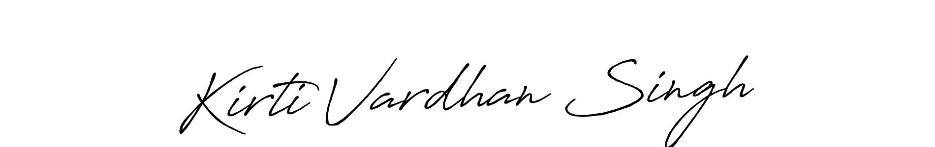 How to make Kirti Vardhan Singh name signature. Use Antro_Vectra_Bolder style for creating short signs online. This is the latest handwritten sign. Kirti Vardhan Singh signature style 7 images and pictures png