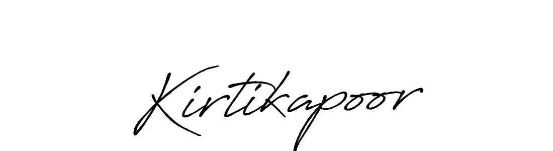 The best way (Antro_Vectra_Bolder) to make a short signature is to pick only two or three words in your name. The name Kirtikapoor include a total of six letters. For converting this name. Kirtikapoor signature style 7 images and pictures png