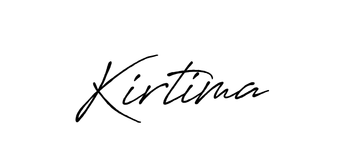 Once you've used our free online signature maker to create your best signature Antro_Vectra_Bolder style, it's time to enjoy all of the benefits that Kirtima name signing documents. Kirtima signature style 7 images and pictures png