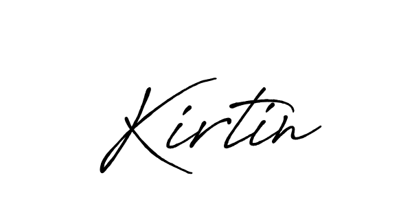 Once you've used our free online signature maker to create your best signature Antro_Vectra_Bolder style, it's time to enjoy all of the benefits that Kirtin name signing documents. Kirtin signature style 7 images and pictures png