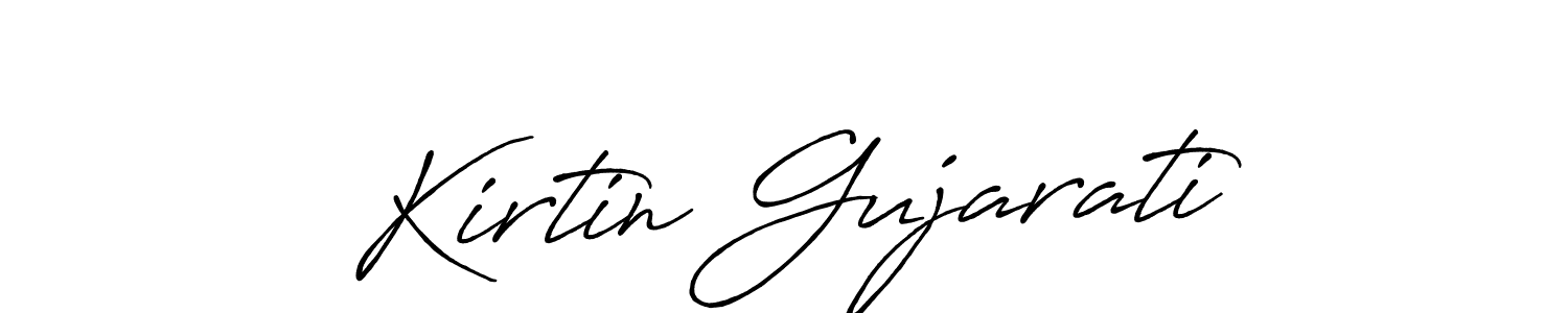Use a signature maker to create a handwritten signature online. With this signature software, you can design (Antro_Vectra_Bolder) your own signature for name Kirtin Gujarati. Kirtin Gujarati signature style 7 images and pictures png