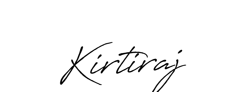 How to make Kirtiraj signature? Antro_Vectra_Bolder is a professional autograph style. Create handwritten signature for Kirtiraj name. Kirtiraj signature style 7 images and pictures png