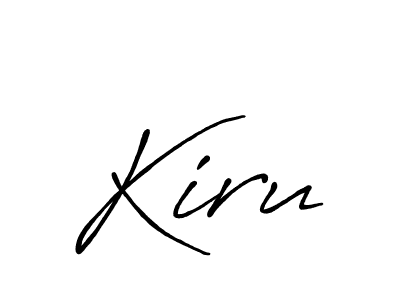 How to make Kiru name signature. Use Antro_Vectra_Bolder style for creating short signs online. This is the latest handwritten sign. Kiru signature style 7 images and pictures png