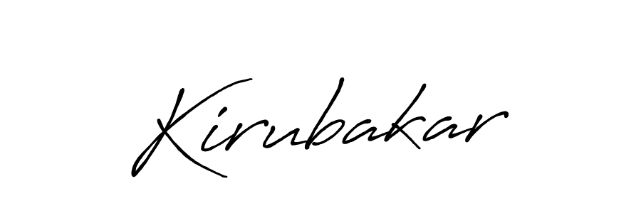 Kirubakar stylish signature style. Best Handwritten Sign (Antro_Vectra_Bolder) for my name. Handwritten Signature Collection Ideas for my name Kirubakar. Kirubakar signature style 7 images and pictures png