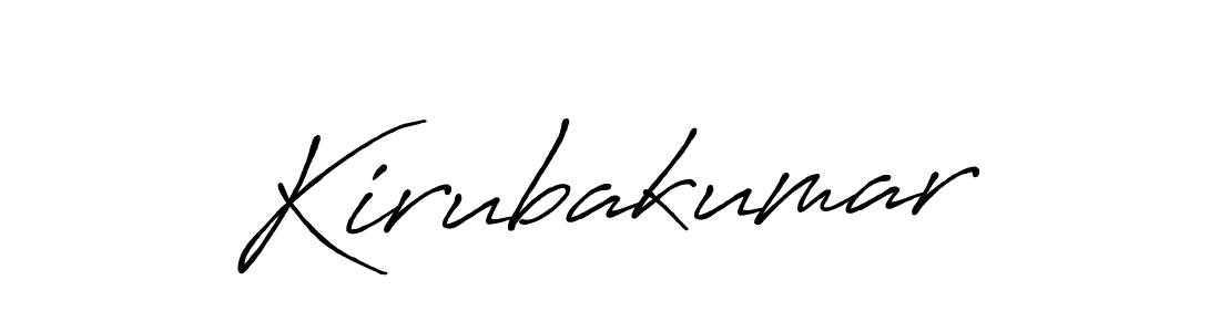 Design your own signature with our free online signature maker. With this signature software, you can create a handwritten (Antro_Vectra_Bolder) signature for name Kirubakumar. Kirubakumar signature style 7 images and pictures png