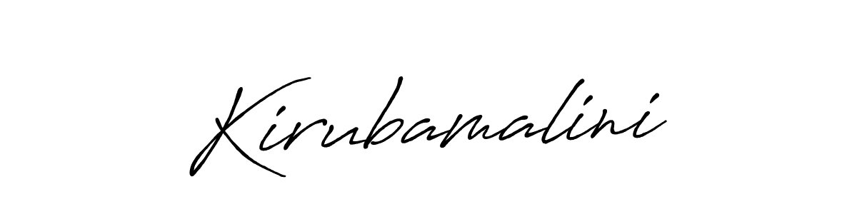 You can use this online signature creator to create a handwritten signature for the name Kirubamalini. This is the best online autograph maker. Kirubamalini signature style 7 images and pictures png