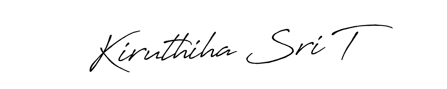 Make a short Kiruthiha Sri T signature style. Manage your documents anywhere anytime using Antro_Vectra_Bolder. Create and add eSignatures, submit forms, share and send files easily. Kiruthiha Sri T signature style 7 images and pictures png