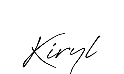 You should practise on your own different ways (Antro_Vectra_Bolder) to write your name (Kiryl) in signature. don't let someone else do it for you. Kiryl signature style 7 images and pictures png