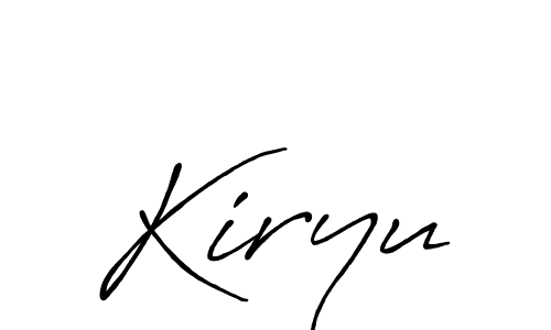 if you are searching for the best signature style for your name Kiryu. so please give up your signature search. here we have designed multiple signature styles  using Antro_Vectra_Bolder. Kiryu signature style 7 images and pictures png