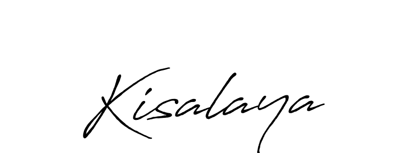 if you are searching for the best signature style for your name Kisalaya. so please give up your signature search. here we have designed multiple signature styles  using Antro_Vectra_Bolder. Kisalaya signature style 7 images and pictures png