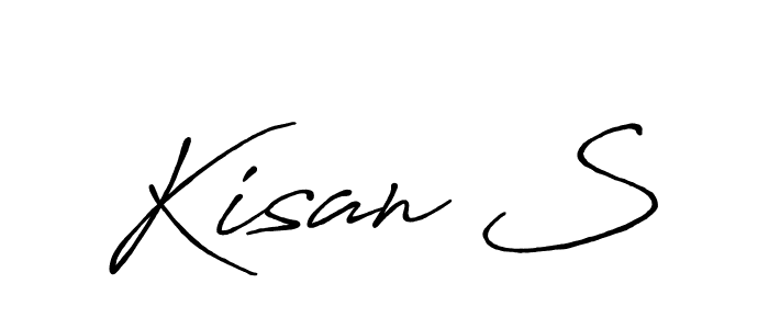 Here are the top 10 professional signature styles for the name Kisan S. These are the best autograph styles you can use for your name. Kisan S signature style 7 images and pictures png